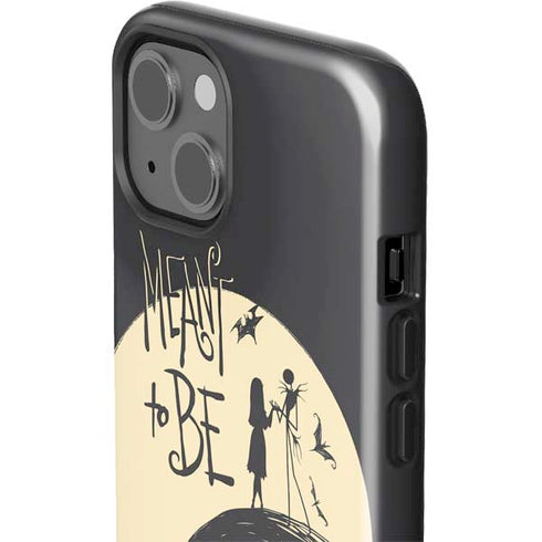 Disney The Nightmare Before Christmas Jack and Sally Meant to Be iPhone 15 Impact Case